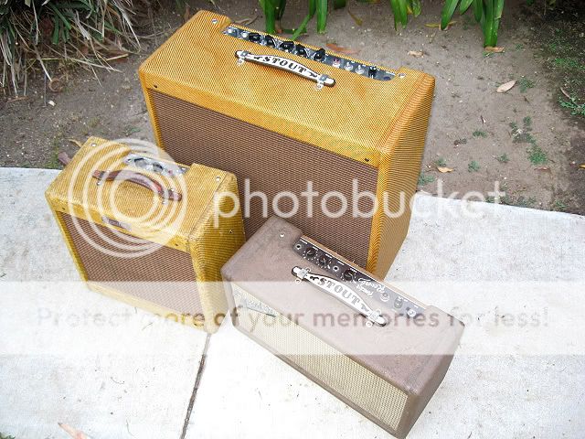 DARRIN STOUTS Vintage Fender Tweed Amps Victoria STOUT Handles 