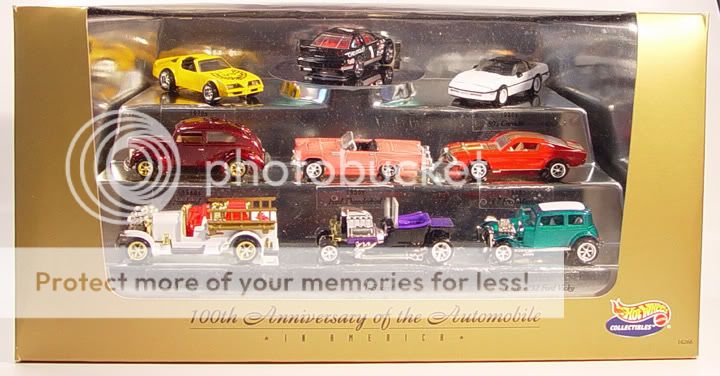 Hot Wheels 100th Anniversary 9 Cars JC Penney Exclusive Set 1996 