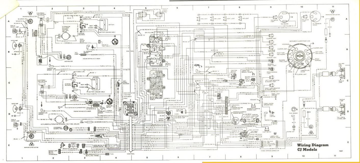 Jeep Wiring Diagrams 1980 cj5 wiring schematic for 